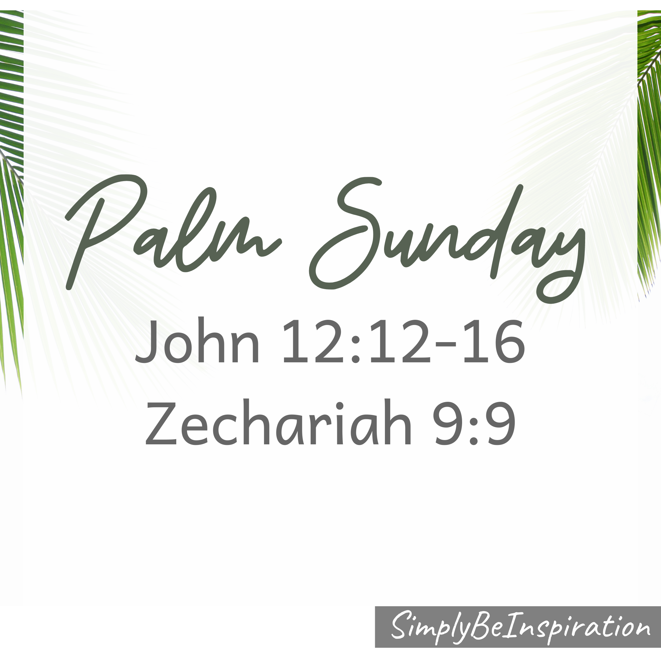 Palm Sunday Bible Verses