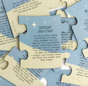 Family Christmas Puzzles that Tell the Christmas Story