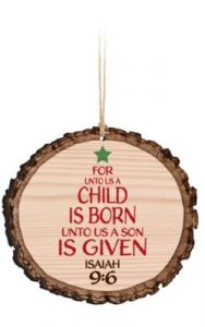 Bible Verse Christmas Ornament - Christmas Gifts 2020