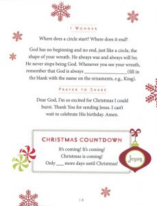 Christmas Advent Counting Book