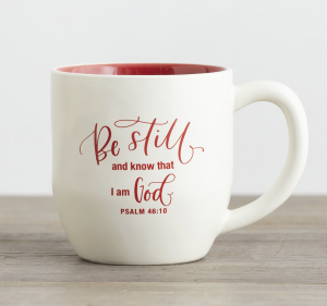 Christmas Gift Giving Guide Coffee Mugs BE STILL