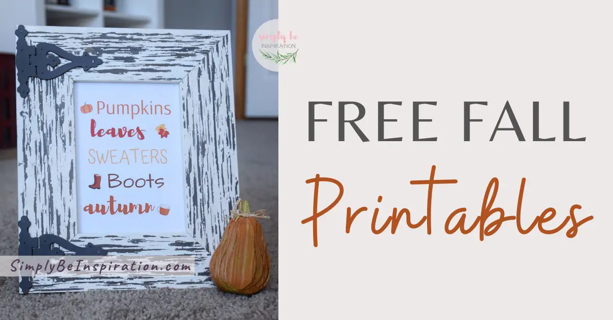 Fall Printables for FREE