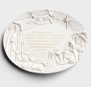 Inspirational Christmas Gifts Nativity Platter