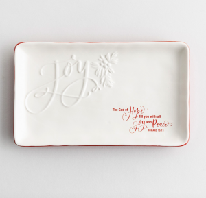 Platter for Christmas Treats - Simple Inspirational Christmas Gift