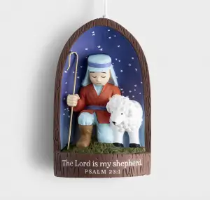 The Lord Is My Shepherd Christmas Tree Ornament